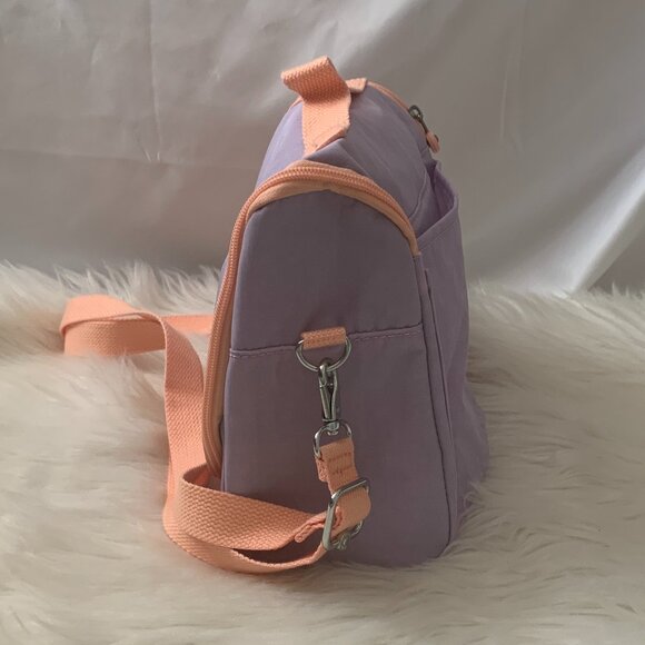 KIPLING New Kichirou Insulated Lunch Bag in Endless Lilac/Coral - Picture 3 of 6